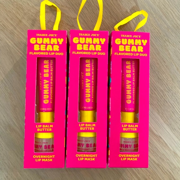 trader joe’s Skincare Three 3 Trader Joes Gummy Bear Lip Balm Lip